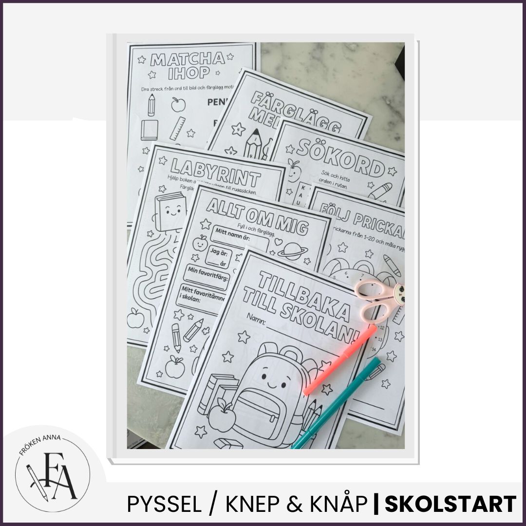 Skolstartshäfte åk F-2