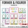 Posters - Geometriska former och figurer 2D & 3D | Rainbow