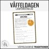 Våffeldagen - Läsförståelse