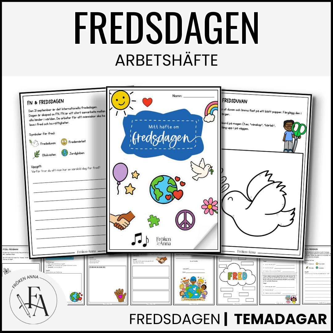 Mitt häfte om fredsdagen
