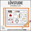 Lövstudie: Utforska löv