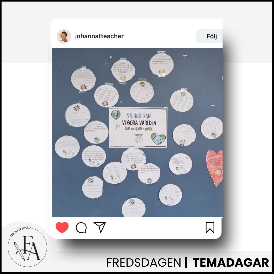 Fredsdagen: Ett klassprojekt