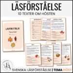 Läsförståelse 10 texter | Tema höst