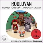 Rödluvan | Figurer för berättande och drama