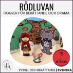 Rödluvan | Figurer för berättande och drama