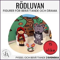 Rödluvan | Figurer för berättande och drama