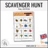 Fall scavenger hunt