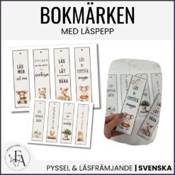 Bokmärken med läspepp