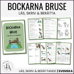 Bockarna Bruse | Arbetshäfte: Läs, skriv och berätta