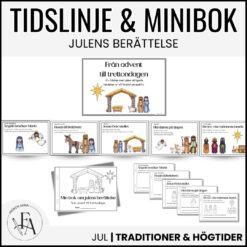 Från advent till trettondagen – tidslinje och minibok