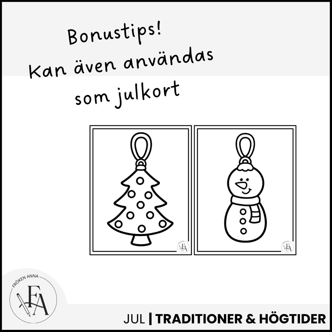 Julgranshängen – Pyssel med 16 motiv