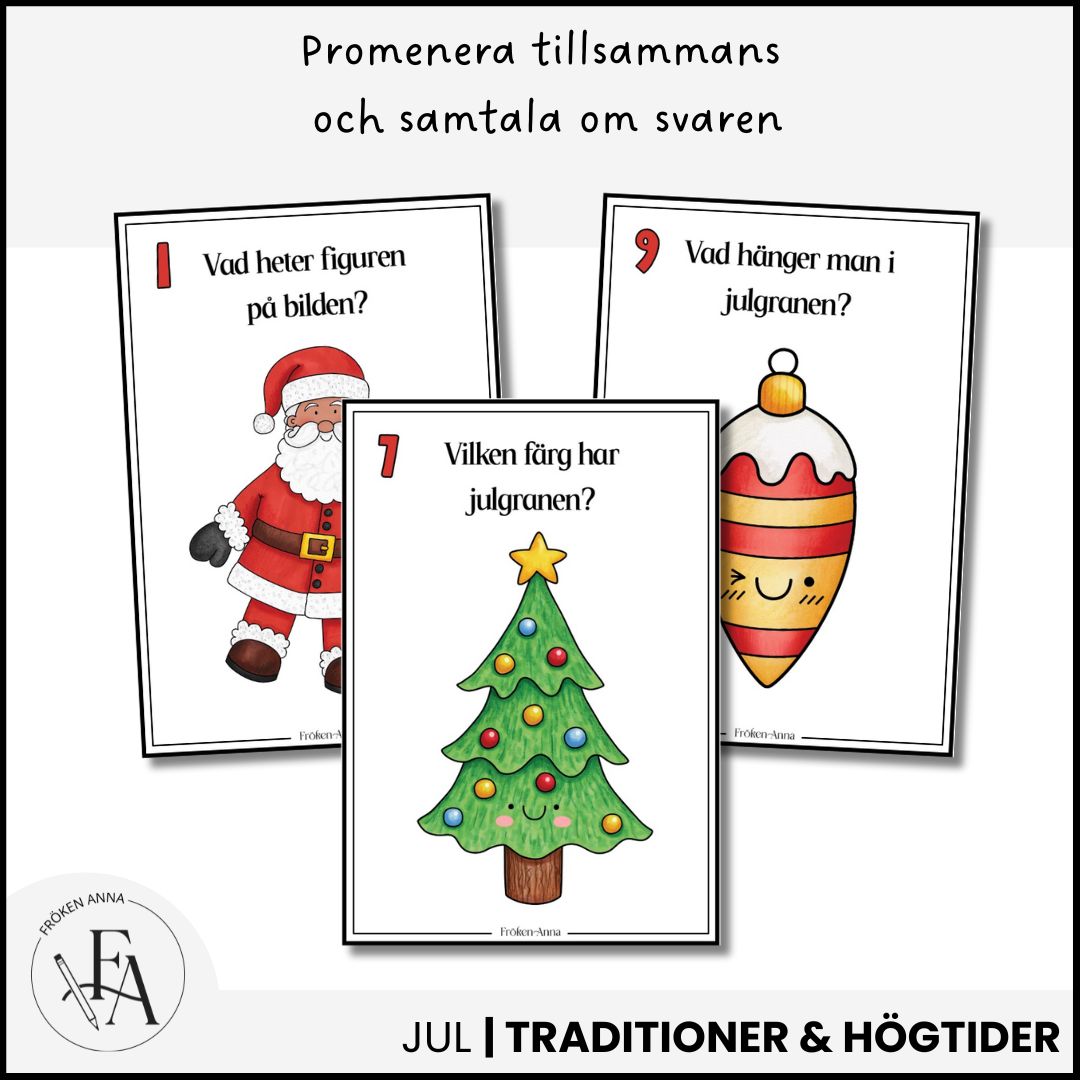 Julpromenad / Tipspromenad jul – för de yngsta