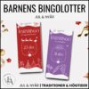 Barnens bingolotter – Jul & Nyår (paket)