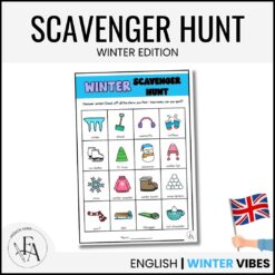 Winter scavenger hunt
