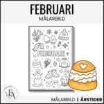 Februari | Målarbild