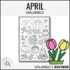 April | Målarbild