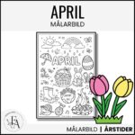 April | Målarbild