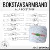 Alfabetsarmband / Bokstavsarmband