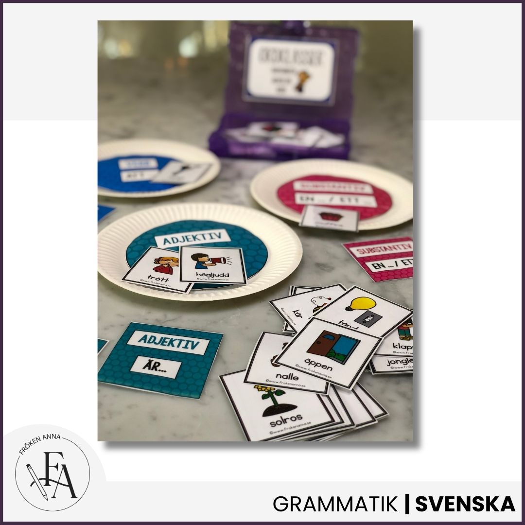 PAKET: Ordklasserna (Arbetshäften + sorteringskort