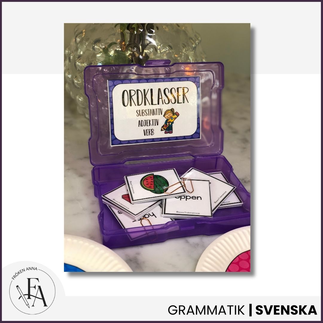 PAKET: Ordklasserna (Arbetshäften + sorteringskort