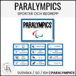 Paralympics - vägg | Ord & begrepp