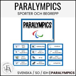 Paralympics - vägg | Ord & begrepp