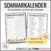 Sommarkalender 2026 – 50 skärmfria aktiviteter