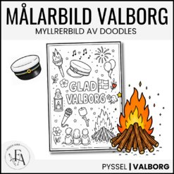 Målarbild Valborg