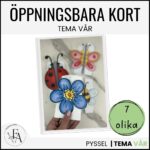 Öppningsbara kort tema vår