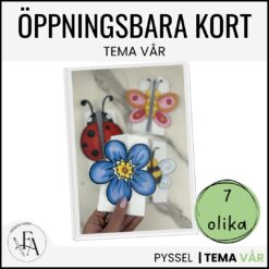 Öppningsbara kort tema vår