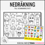 Nedräkning till sommarlovet | Måla en bild varje dag